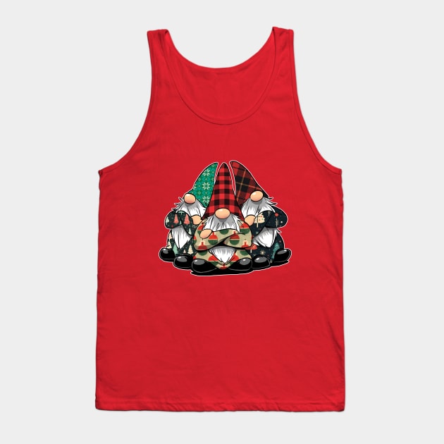 Christmas Gnomes Tank Top by Styleuniversal